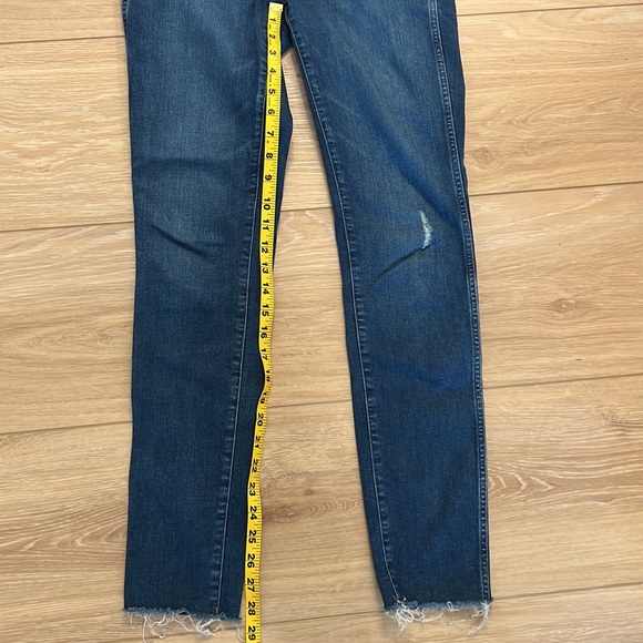 Madewell 10” high rise skinny raw hem, button fly size 27 - Picture 8 of 8